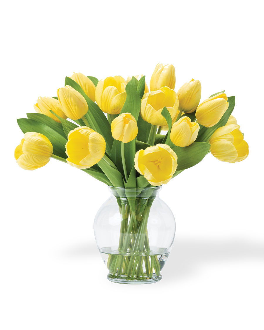 Yellow Garden Tulip bouquet
